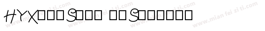HYXuanSong 65S字体转换